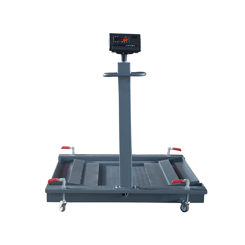 low profile double deck mobile floor scale