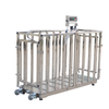 stainless steel cage scale with control lever for pig