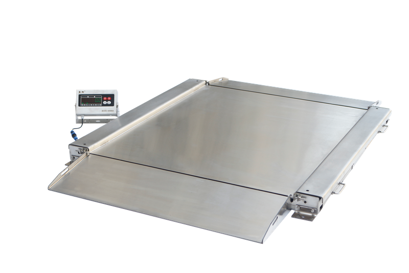 Stainless Steel Low Profile Double Deck Platform Scale With Ramps 