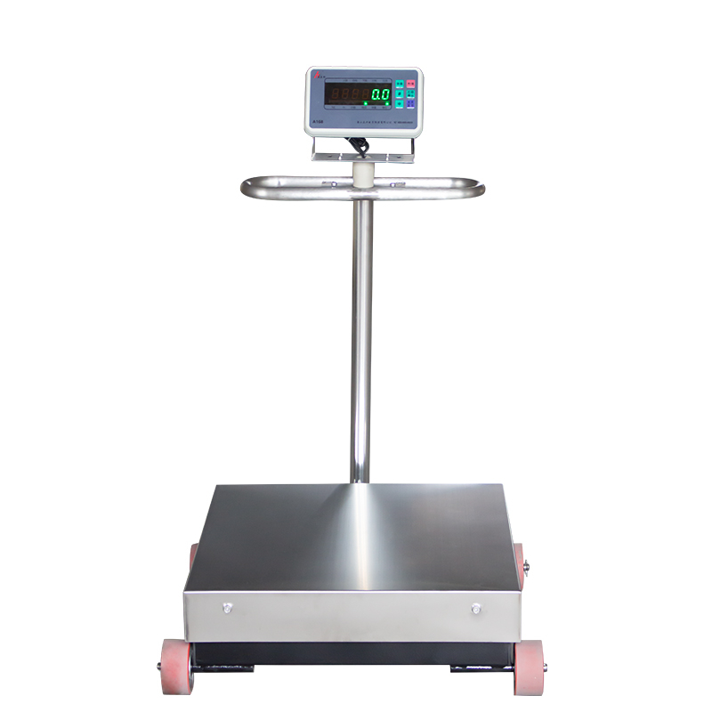 Bench scale with wheels