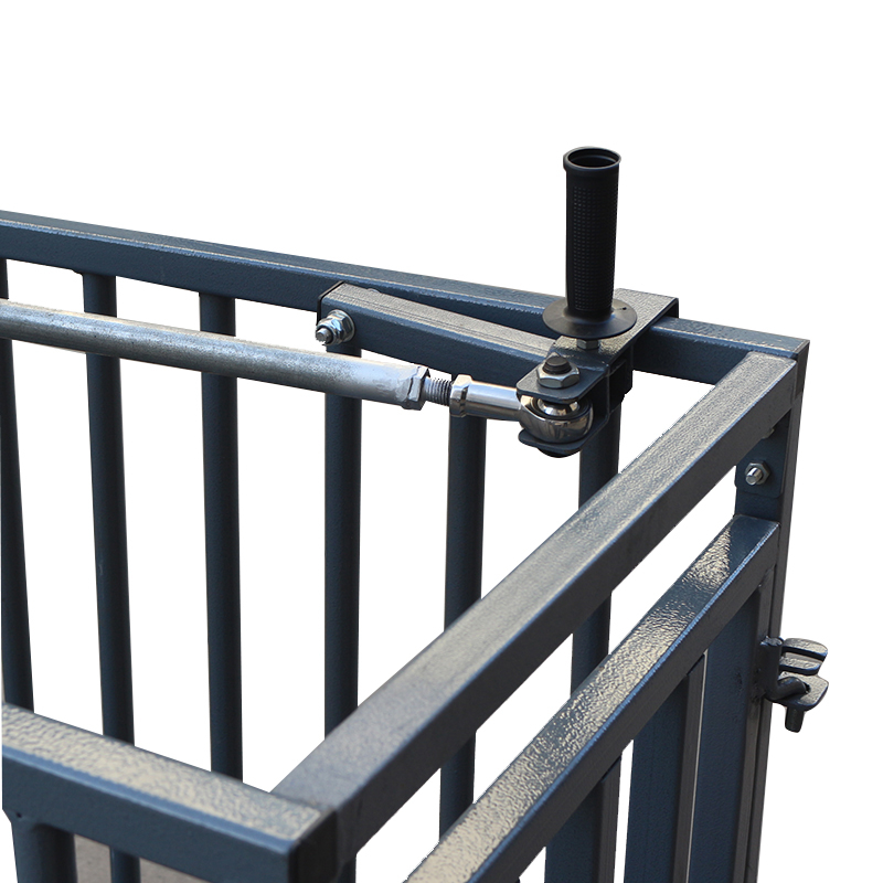 control lever cage scale for pig