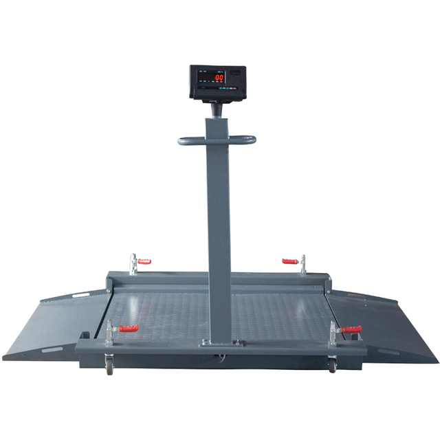 low profile double deck mobile floor scale