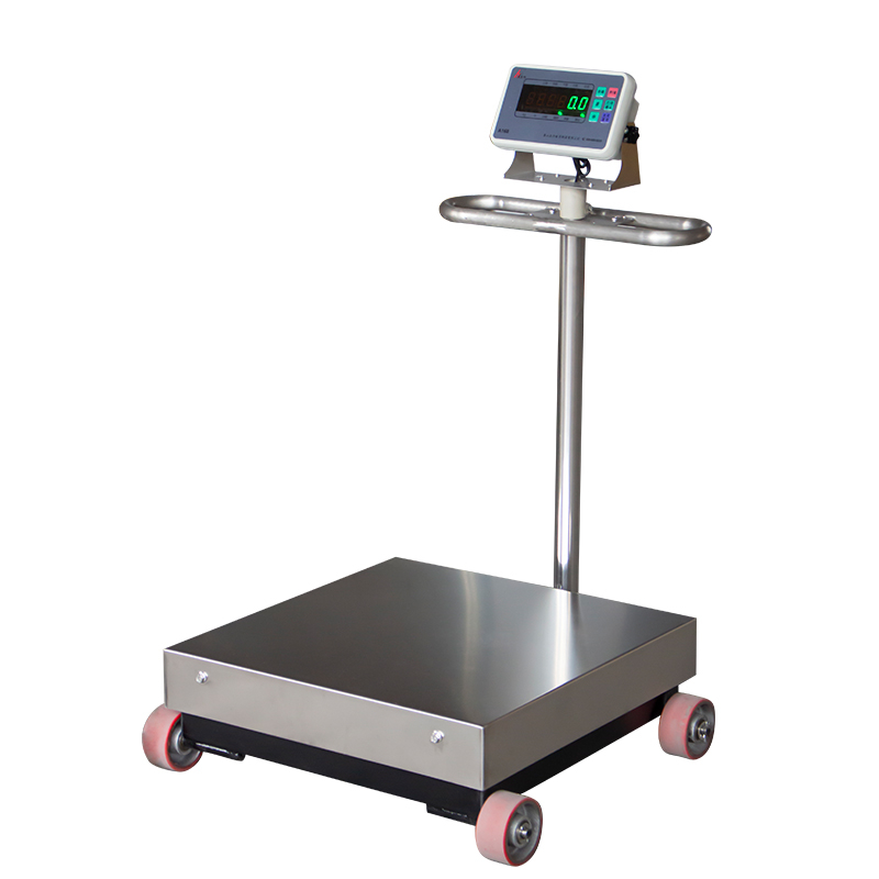 Bench scale with wheels