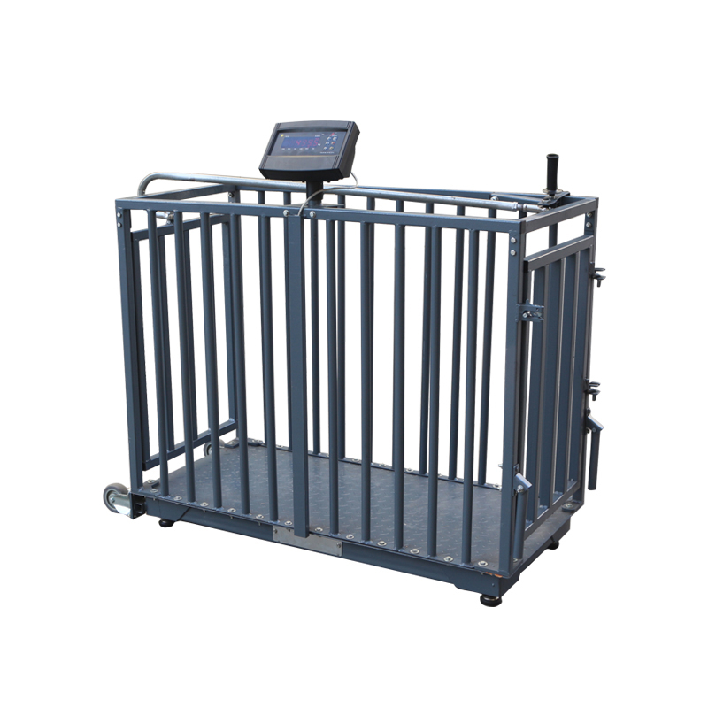 control lever cage scale for pig
