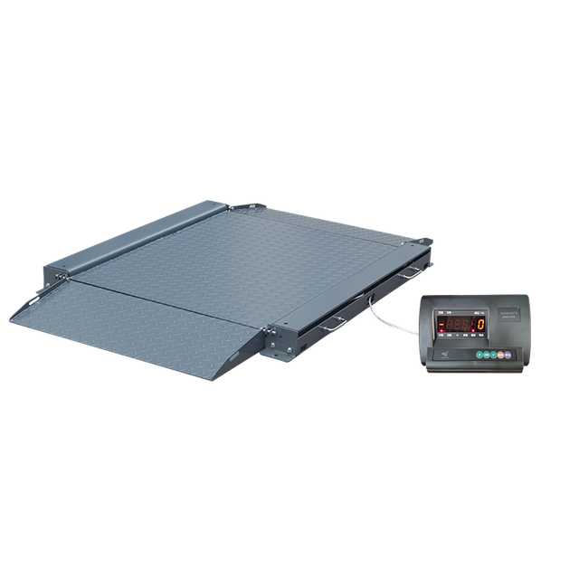 Low Profile Double Deck Floor Scale With Ramps