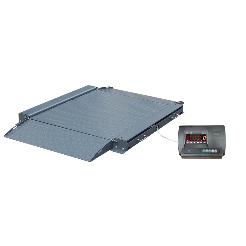 Low Profile Double Deck Floor Scale With Ramps