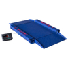 Low Profile Double Deck Floor Scale With Ramps