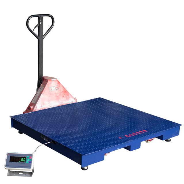 Floor Scale with Forklift Hole